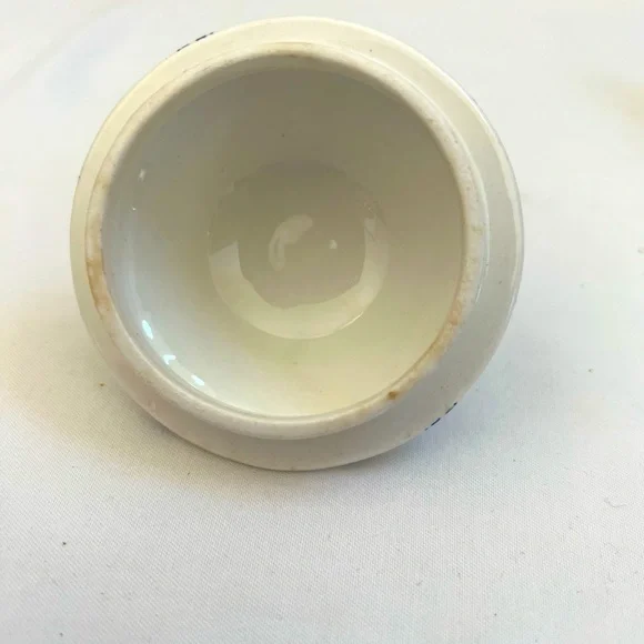 J & G Meakin LEGATO Creamer AND Sugar Bowl With Top Classic White & Blue England - Picture 11 of 15